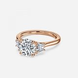 Round Engagement Ring