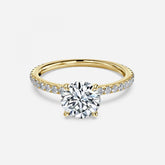 Round Cut Engagement Ring