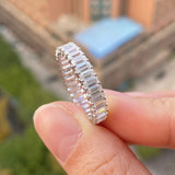 Women’s wedding Diamond Ring 14k Solid Gold - 14.04 CTW