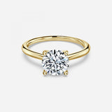 Round Cut 4 Prong Solitaire Engagement Ring
