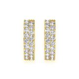 Round Hoop Earrings – 2 CTW