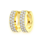 Round Hoop Earrings – 2 CTW