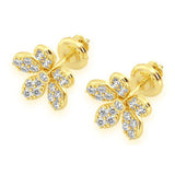 Flower Diamond Earrings – 1.4 CTW