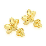 Flower Diamond Earrings – 1.4 CTW