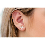 Flower Diamond Earrings – 1.4 CTW