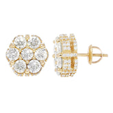 Cluster Diamond Earrings – 4 CTW