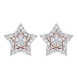 Star Round Diamond Earrings – 3.5 CTW