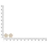 Flower Diamond Stud Earring – 3.5 CTW