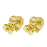 Round Diamond Heart Earrings – 3.5 CTW
