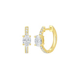Diamond Hoop Earrings – 2 CTW