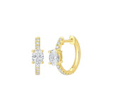 Diamond Hoop Earrings – 2 CTW