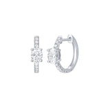 Diamond Hoop Earrings – 2 CTW