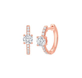 Round Cut Diamond Earrings – 1.95 CTW