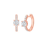 Round Cut Diamond Earrings – 1.95 CTW