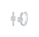 Round Cut Diamond Earrings – 1.95 CTW