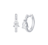 Pear Cut Diamond Earrings – 2.15 CTW