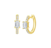Emerald Cut Diamond Earrings – 2.15 CTW