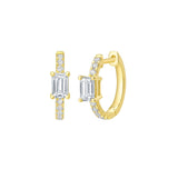 Emerald Cut Diamond Earrings – 2.15 CTW