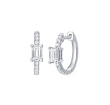 Emerald Cut Diamond Earrings – 2.15 CTW