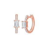 Emerald Cut Diamond Earrings – 2.15 CTW