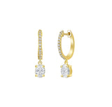 Oval Diamond Earrings – 2.6 CTW
