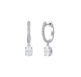Oval Diamond Earrings – 2.6 CTW