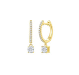 Cushion Diamond Earrings – 2.6 CTW