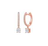 Cushion Diamond Earrings – 2.6 CTW