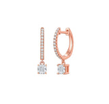 Cushion Diamond Earrings – 2.6 CTW