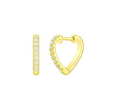 Diamond Heart Earrings – 1 CTW