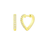 Diamond Heart Earrings – 1 CTW