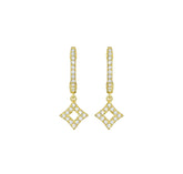 Delicate Hoop Earrings – 1.6 CTW