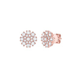 Diamond Cluster Earrings 
– 1.7 CTW