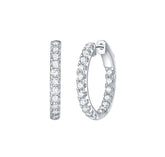 Diamond Hoop Earrings – 4.5 CTW