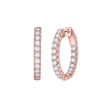 Diamond Hoop Earrings – 4.5 CTW
