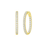 Vvs Diamond Hoop Earrings – 5 CTW