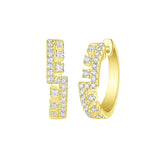 Gold Hoop Earrings – 1.5 CTW