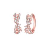 Round Diamond Hoop Earrings – 2 CTW