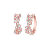 Round Diamond Hoop Earrings – 2 CTW