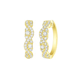 Diamond Zig Zag Earrings – 1.94 CTW