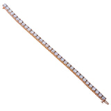 5MM Diamond Tennis Bracelet 14K Solid Gold
