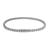 Round 3MM Diamond Tennis Bracelet