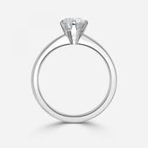 Round Cut VVS Engagement Ring