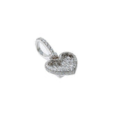 Premium Baguette Diamond Heart Pendant - 1.50 CTW