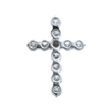Round Cross Pendant Diamond Religious Jewelry