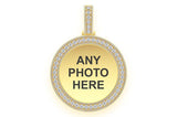 Diamond Photo Memory Gold Pendant - 4.5 CTW