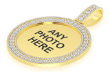 Diamond Photo Memory Gold Pendant - 4.5 CTW