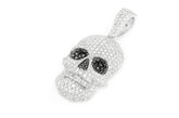 Baguette Diamond Skull Pendant - 6.00 CTW