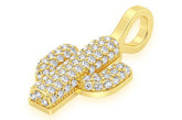 Cactus Diamond Pendant 14K Solid Gold - 0.35 CTW
