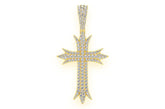 Lab Grown Diamond Cross Pendant - 6.75?CTW
